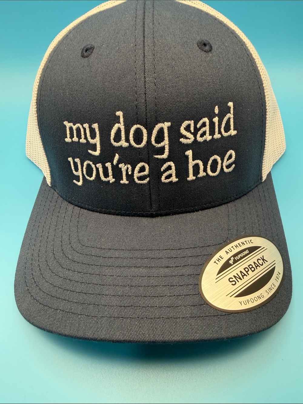 Embroidered Trucker Hat Otto Cap Funny Sarcastic Hat